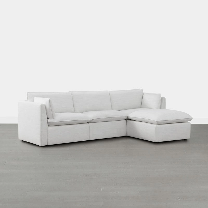 Cypress L-shape Sectional Couches Modular Sofa with Ottoman