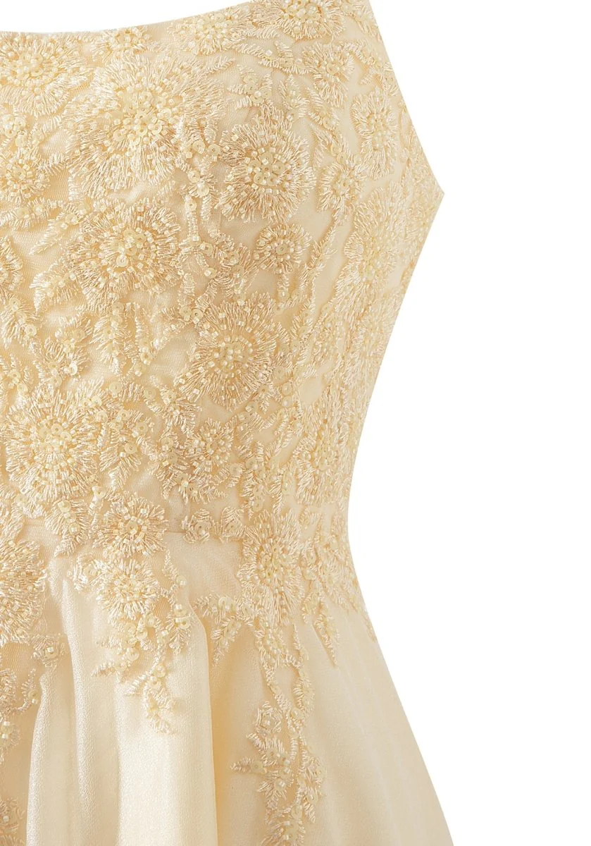 Navy Blue A-line Chiffon Short Homecoming Dress