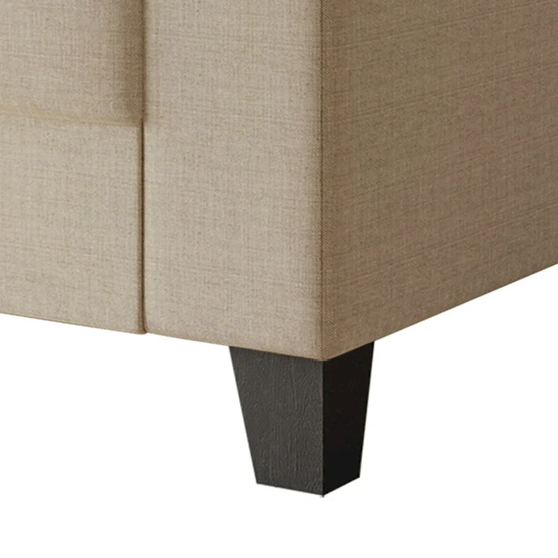 2.5-Seater Linen Sofa - Available in Beige, Grey, Blue