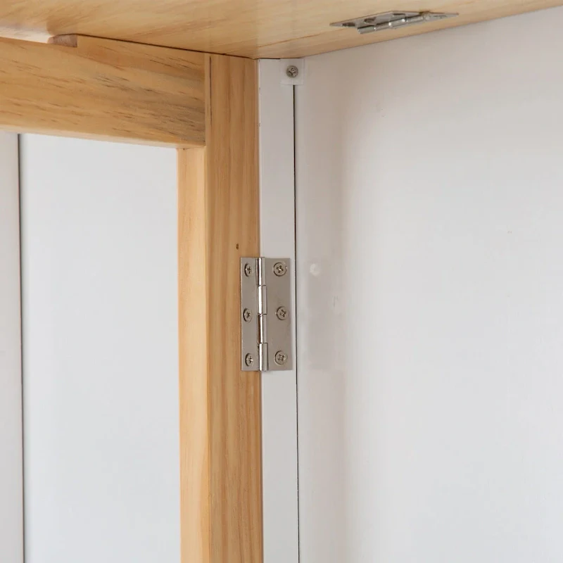 Mobile Kitchen Island & Kitchen Cart,With Extendable Rubber Wood Top and 3 Drawers - 53.93  (L) x 17  (W) x 36.22  (H