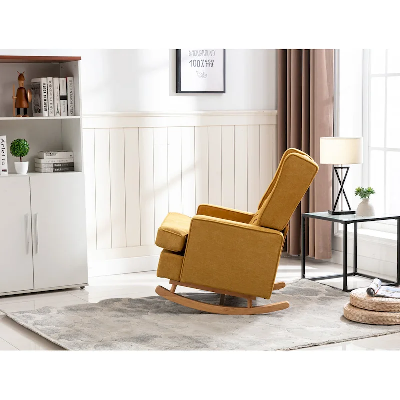 Modern 33.8 Tufted Rocking Chair