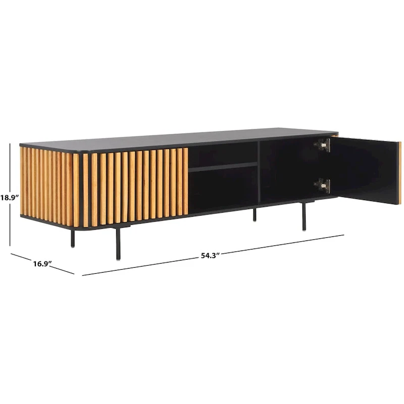 2-Door 2-Shelf Media Stand – 54Wx17Dx19H