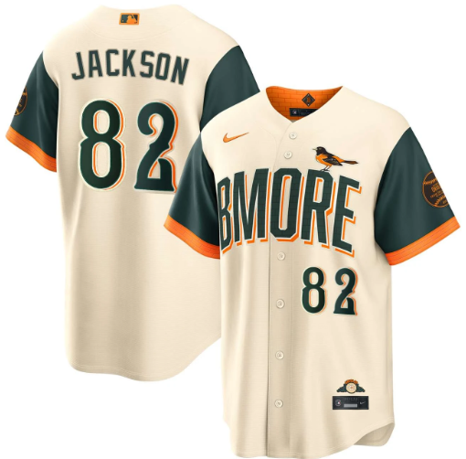 Jeremiah Jackson Baltimore Orioles Cream 2026 City Connect Jersey