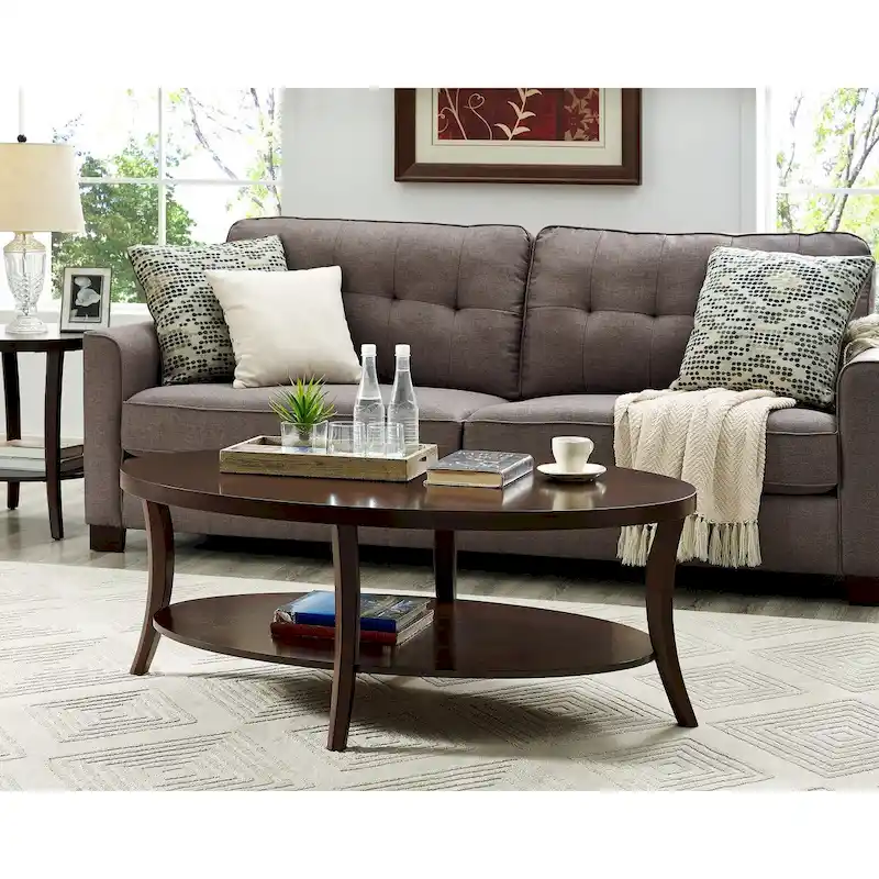3-Piece Coffee Table Set with Shelf