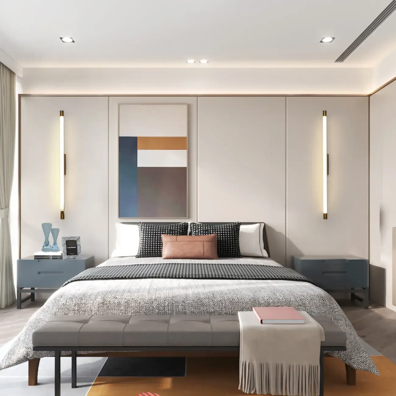 Minimalist  Cylinder LED Vanity Light with PMMA Cover