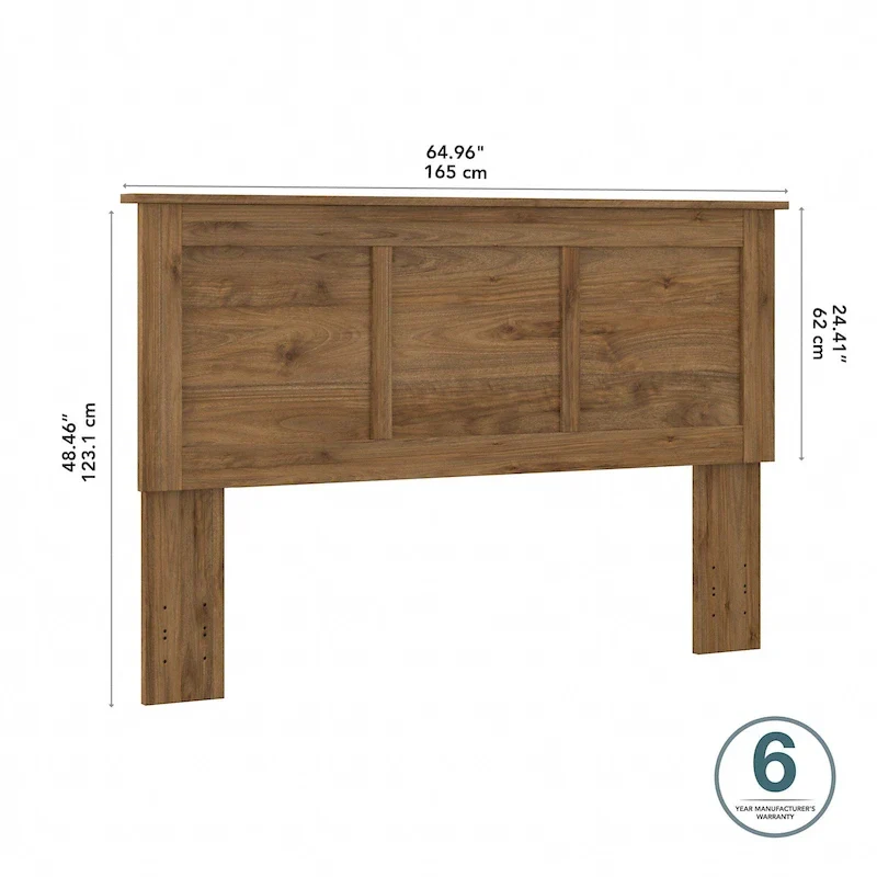 Queen Ash Grey Headboard