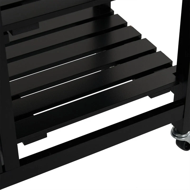 Three Drawers Three Layers Spray Paint Dining Car Kitchen Carts