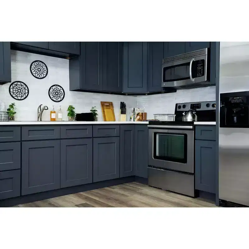 CASAINC 18 in. W x 24 in. D x 34.5 in. H Base Kitchen Cabinet with 3 Soft-Close Drawers  RTA Plywood Cabinets