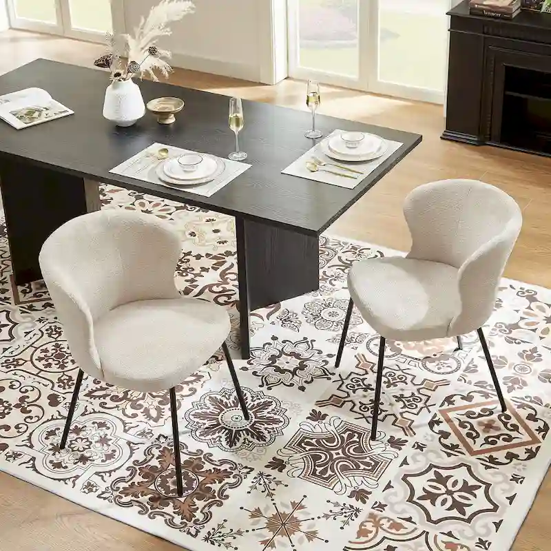 Modern Dining Chairs, Set of 2