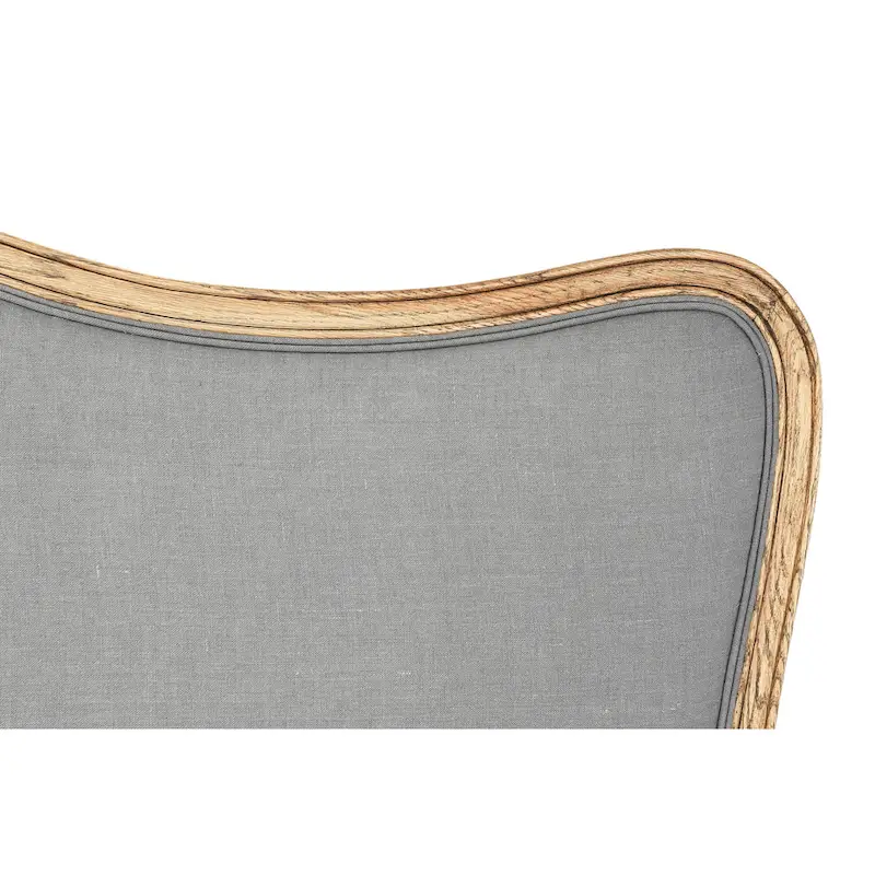 Oak & Linen Headboard