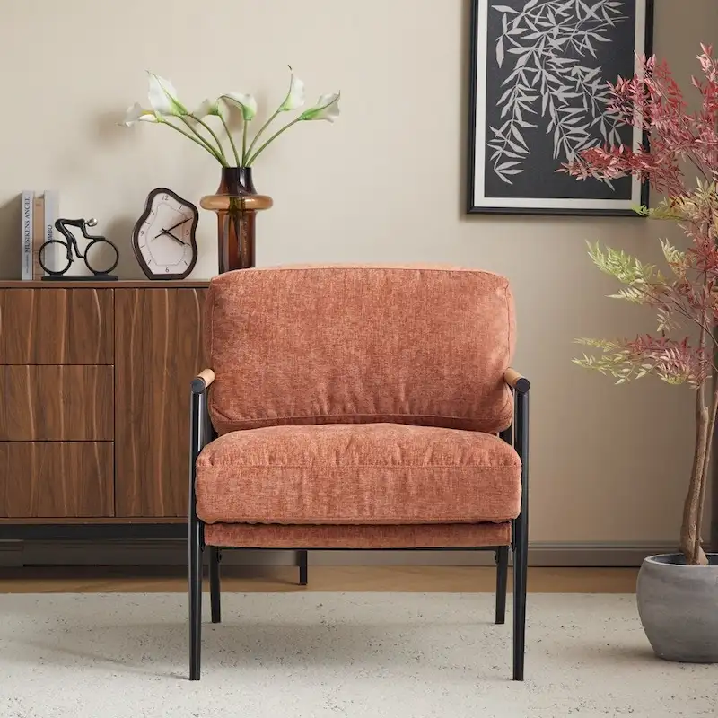 27.56 Modern Accent Chair with Plush Cushions