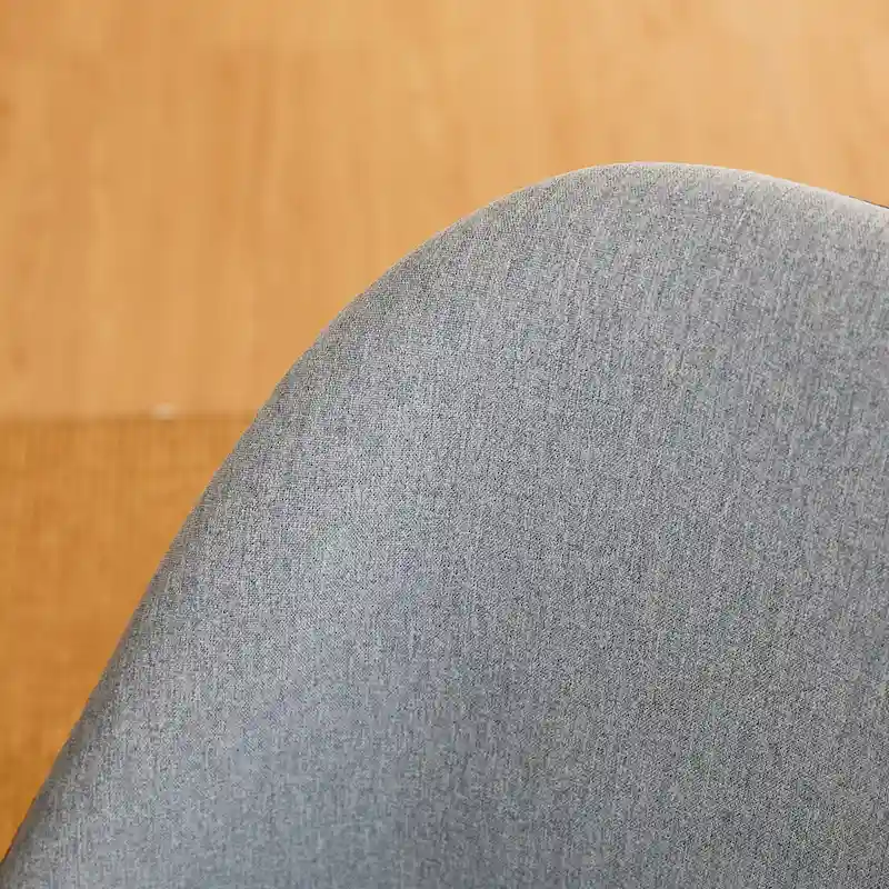 Glitzhome Set of 4 Mid-Century Leatherette Stitched Dining Accent Armchairs