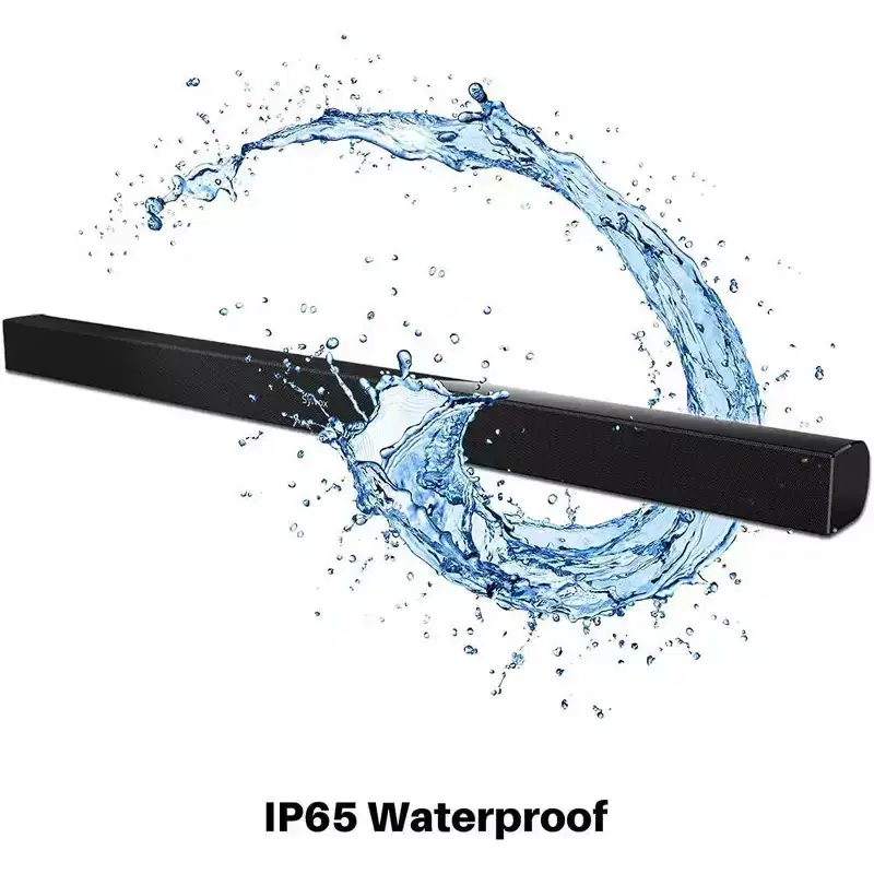 SYLVOX Soundbar for Outdoor TV, 2.0 Channel Home Theater Sound Bar for Compatible with 8K, 4K, HD TV, 120 Watt, Bluetooth 5.0, 4 EQ settings