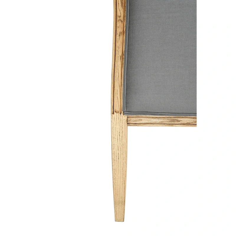 Oak & Linen Headboard