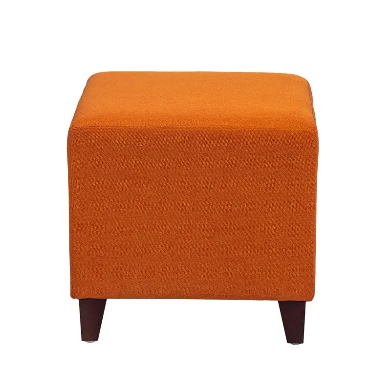 British Style Cube Ottoman Footstool