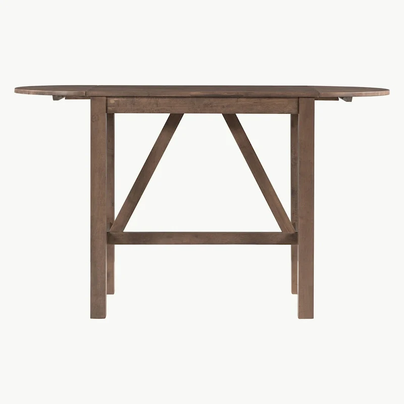 3-Piece Drop Leaf Dining Table Set with 2 Chairs