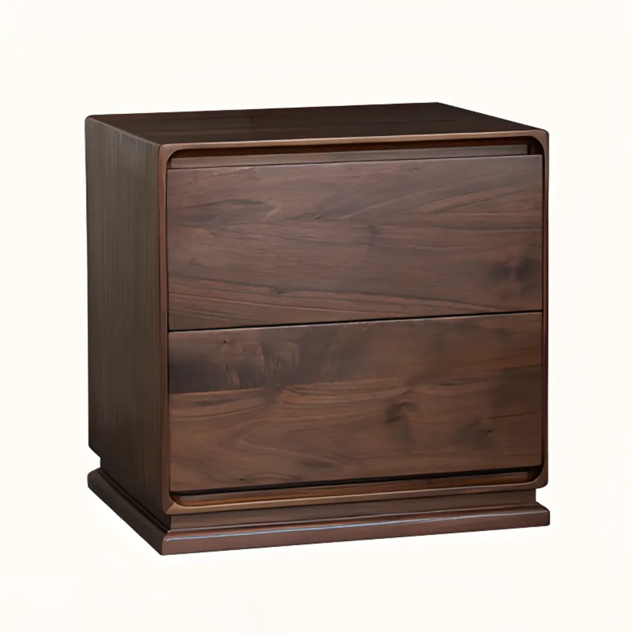 Compact Modern Wood Drawer Nightstand