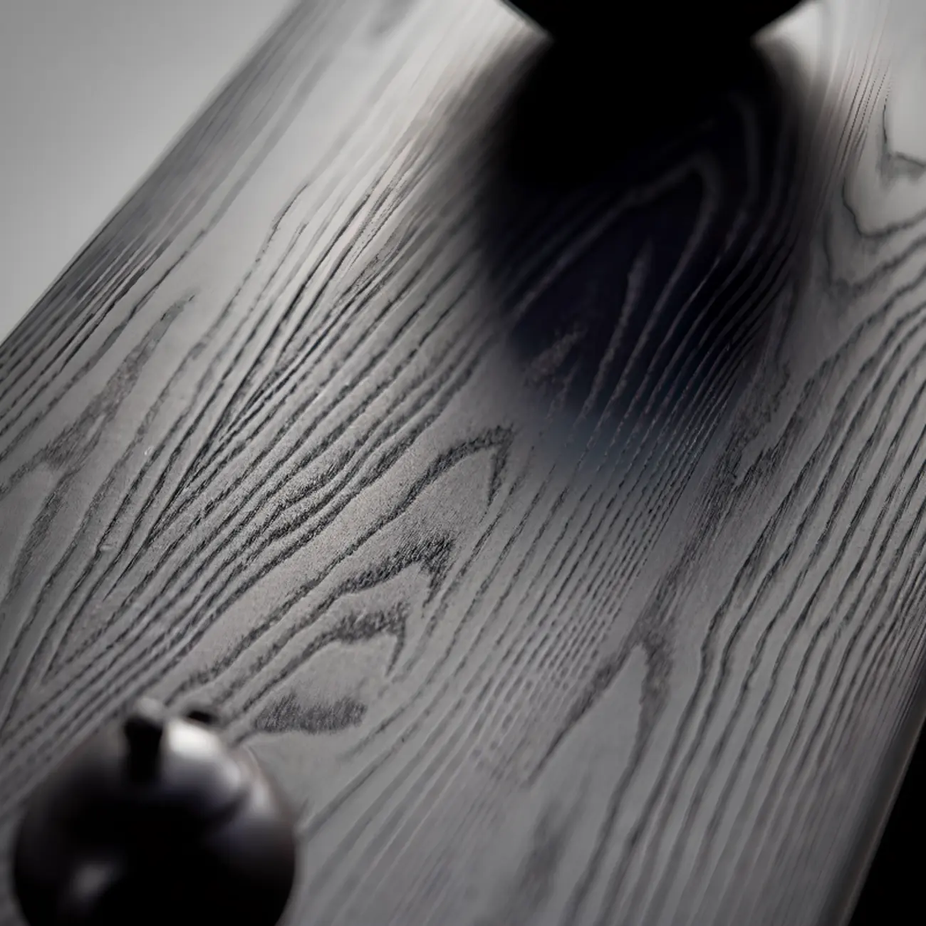 Modern Rectangle Black Ash Console Table