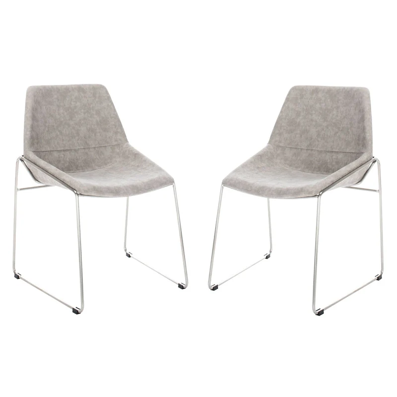 SAFAVIEH Oliva Mid Century Dining Chair (Set of 2) - 25 x 24 x 33.3 - 25 x 24 x 33.3 - 25Wx24Dx33H