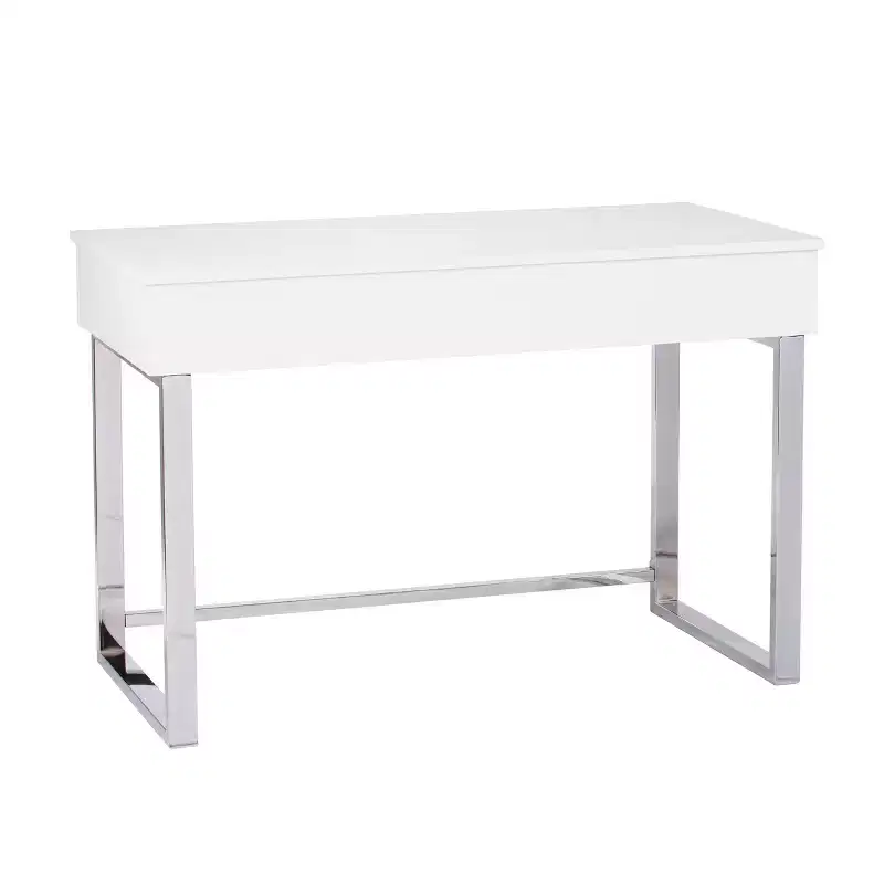 Inman Adjustable Height Sit-Stand Desk - White - SEI