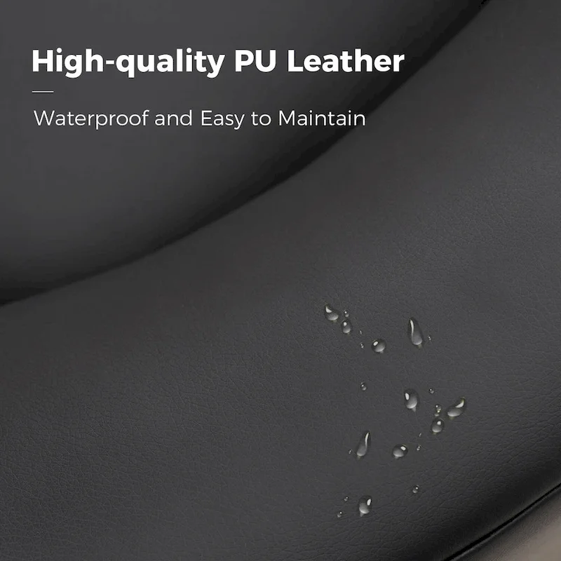 Haley Modern Swivel Barrel Faux Leather Chair with Solid Wood Base Set of 2 by HULALA HOME