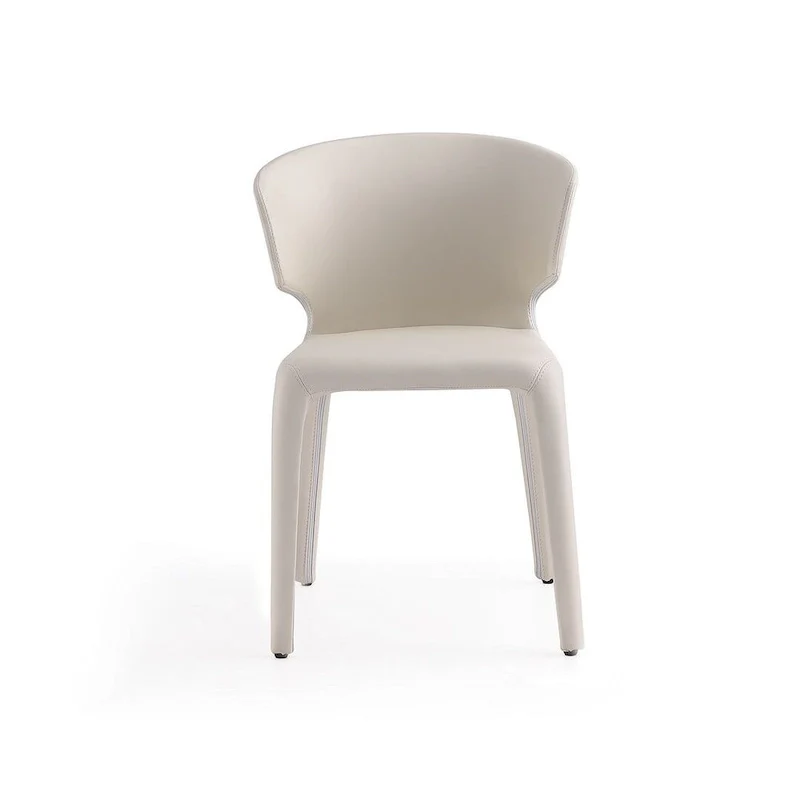 Conrad Cream Faux Leather Dining Chair