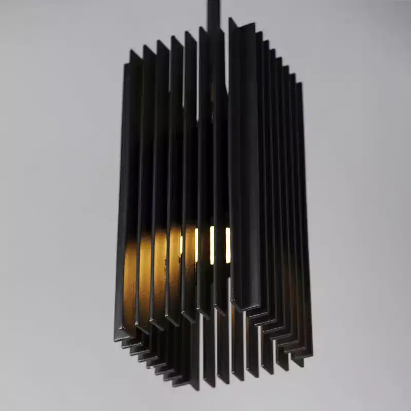 ET2 Lighting Rampart 2 - Light Pendant in Black