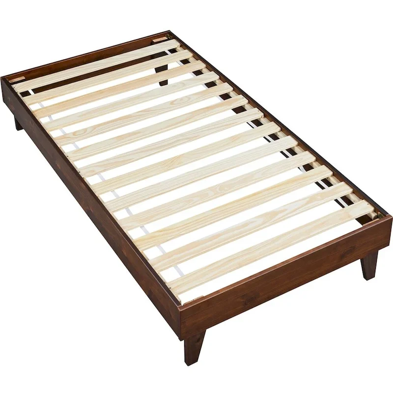 Wood Bed Frame Wooden Platform Bed Frame with Wood Slat Support