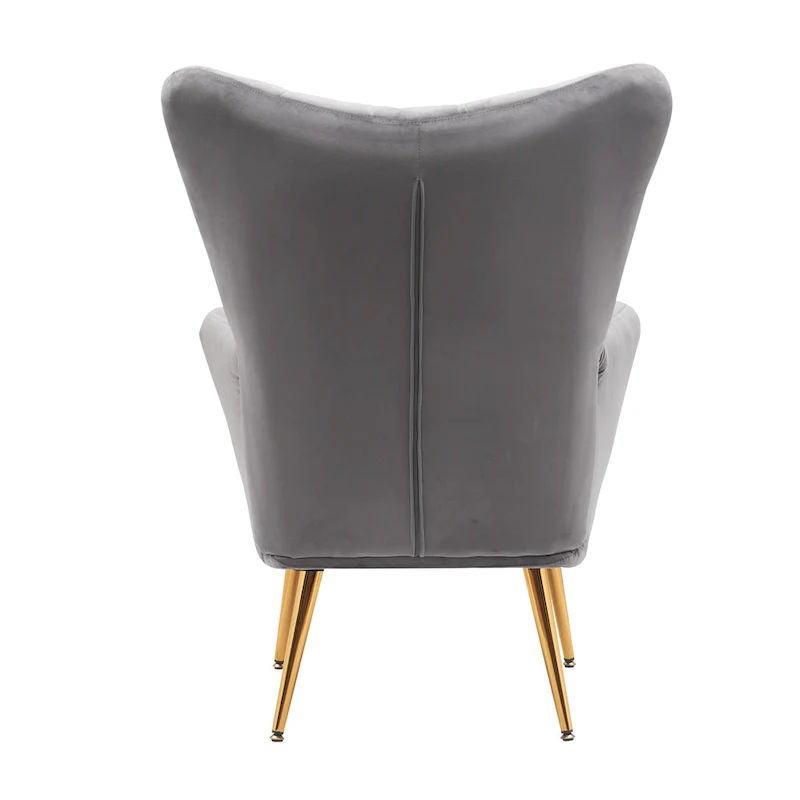 Mid Century Wingback Upholstered Accent Chair