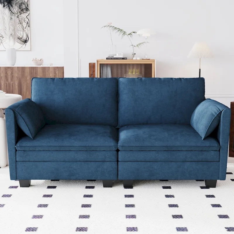 Christopher Knight Home - Sophia Mid-Century Modern Loveseat Sofa