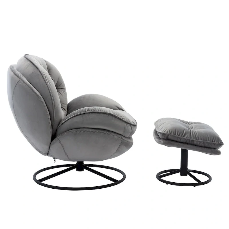 Accent chair TV Chair Living room Chair with Ottoman