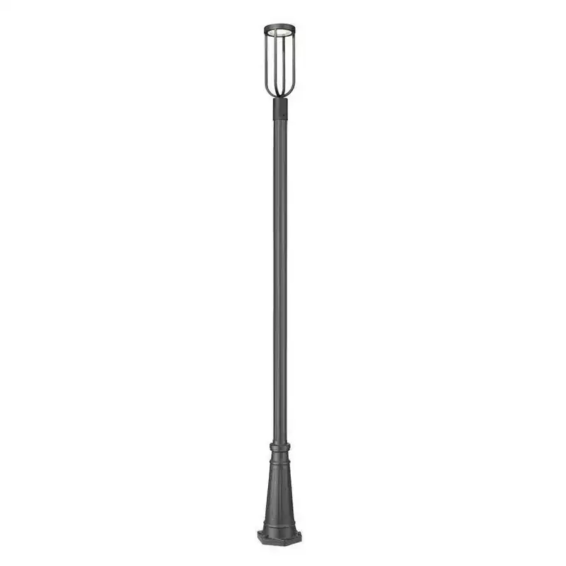 Z-Lite Leland 1 - Light Post Light in Sand Black