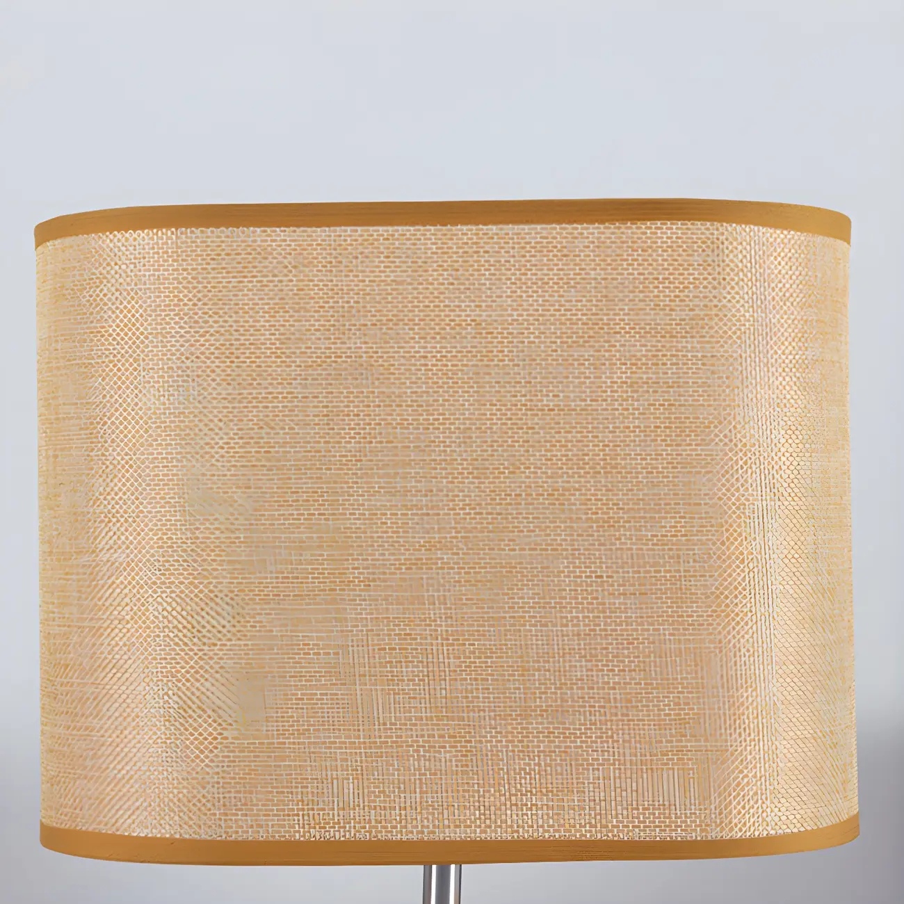 Bedside Wood LED Plug In Table Lamp in Fabric Shade
