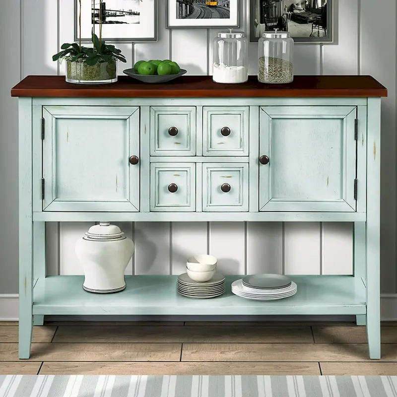 Cambridge Series Buffet with Bottom Shelf