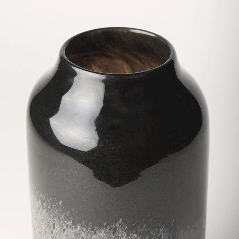 Emu Small Black & Grey Vase