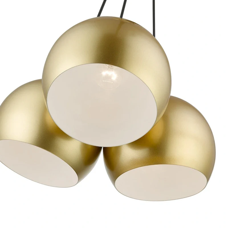 Livex Lighting 43393 Piedmont 3 Light 22  Wide Multi Light Pendant