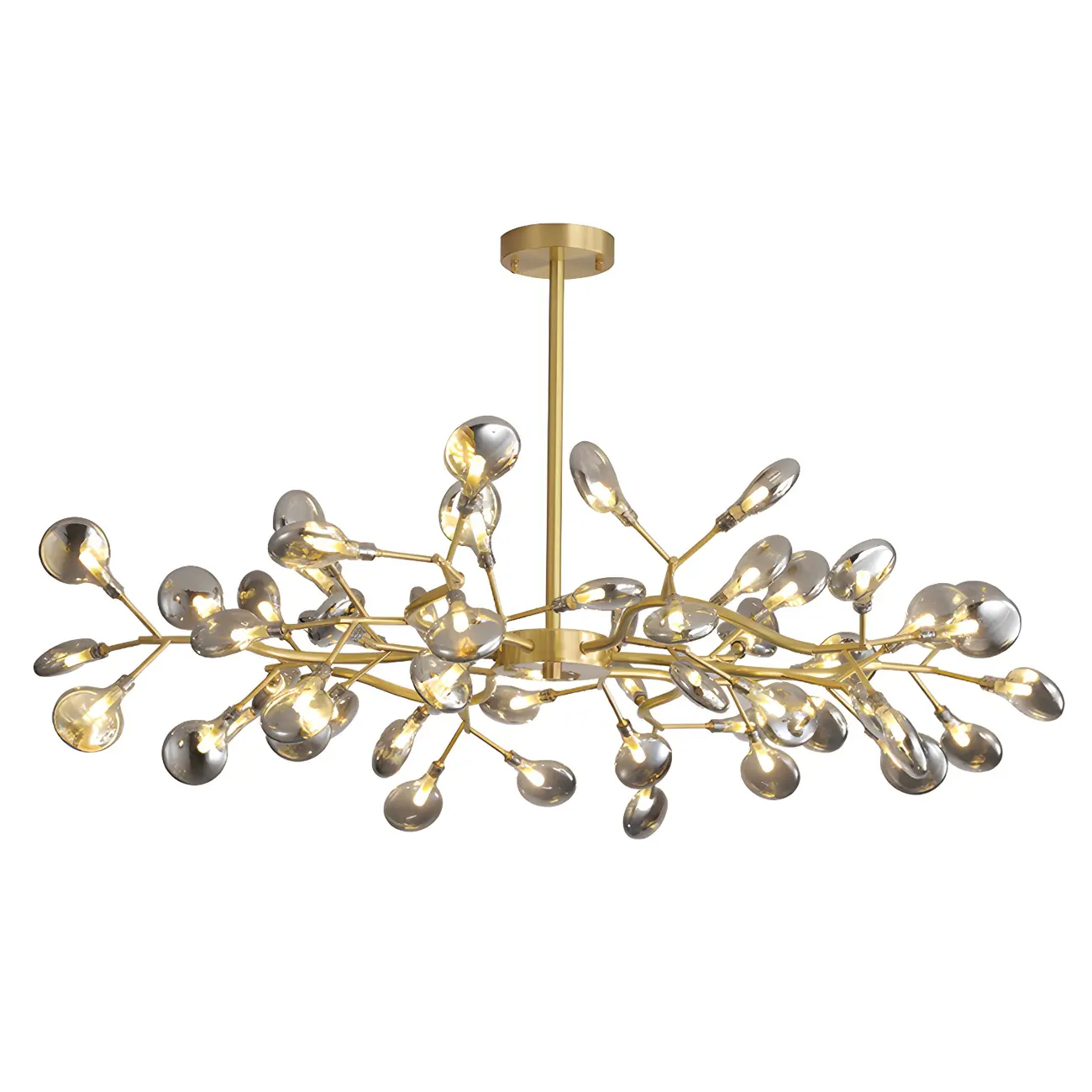 Modern Gold Metal Fireflies Island Pendant Light