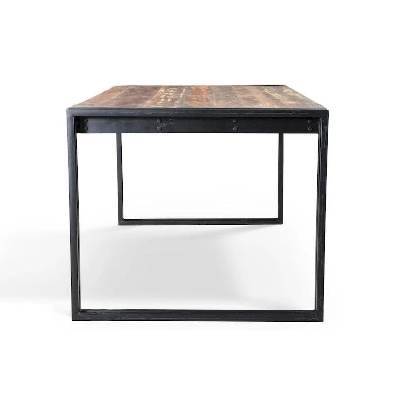 Handmade Old Reclaimed Wood Dining Table (India)