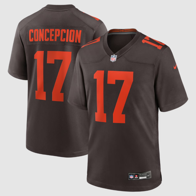 Cleveland Browns KC Concepcion Brown Alpha Dawg Alternate Game Jersey