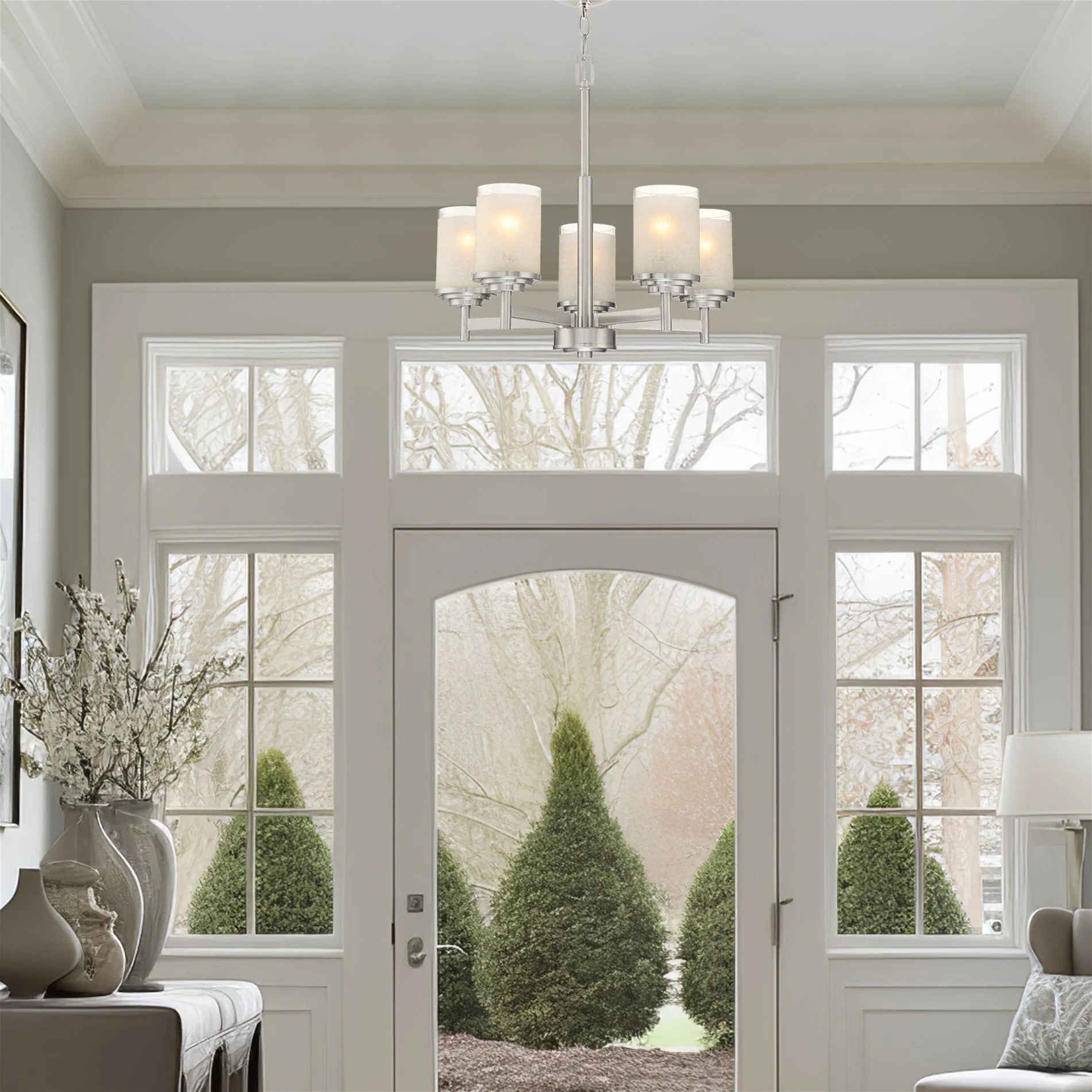 Windsor 19 Modern/Contemporary 5-Light Chandelier