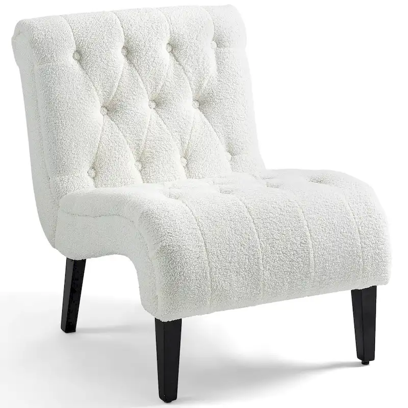 AVAWING Armless Accent Upholstered Lounge Chair