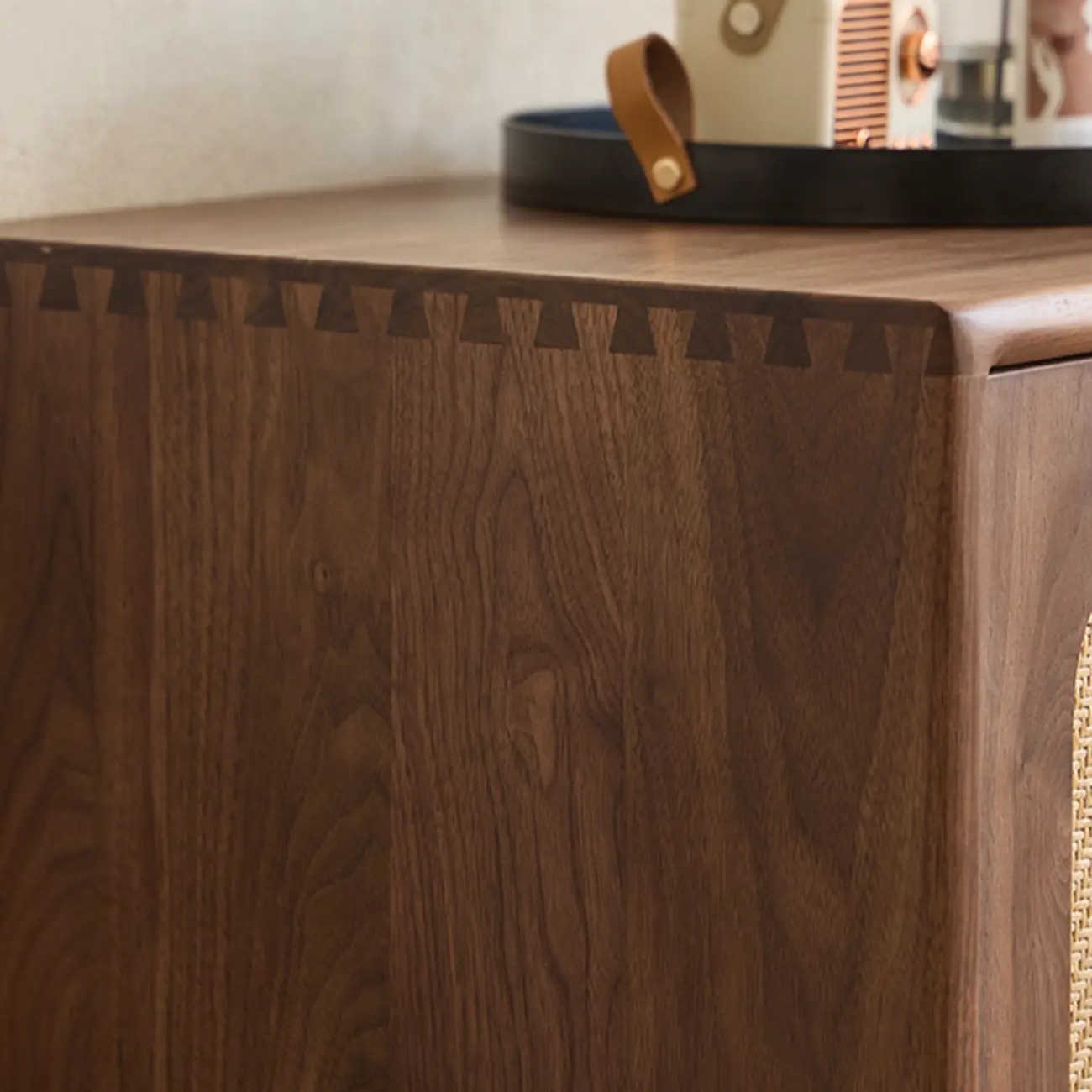 Bohemian Brown Solid Wood Entryway Shoe Cabinet