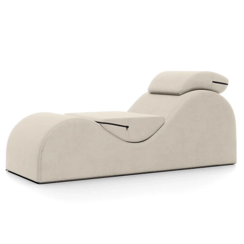 Lounger - Chaise Lounge Chair for Yoga, Exercise, Stretching, Massage and More - High Density Foam Core