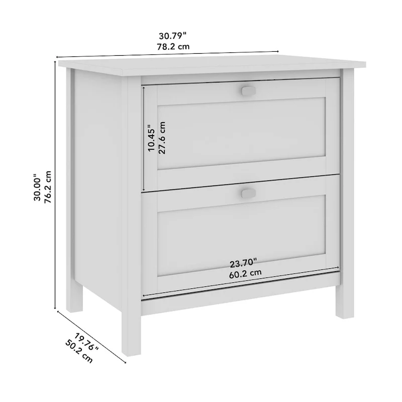 Broadview 2 Drawer Lateral File Cabinet by Bush Furniture