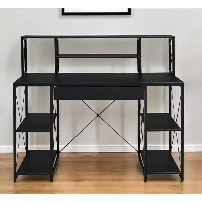 HomeRoots 47 Black Computer Desk