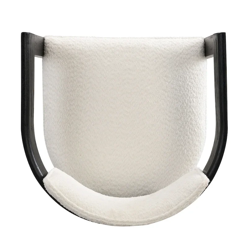 Netia 3-Piece Counter-Height Bar Set with Boucle Upholstered Chairs and Metal Table Base by Christopher Knight Home