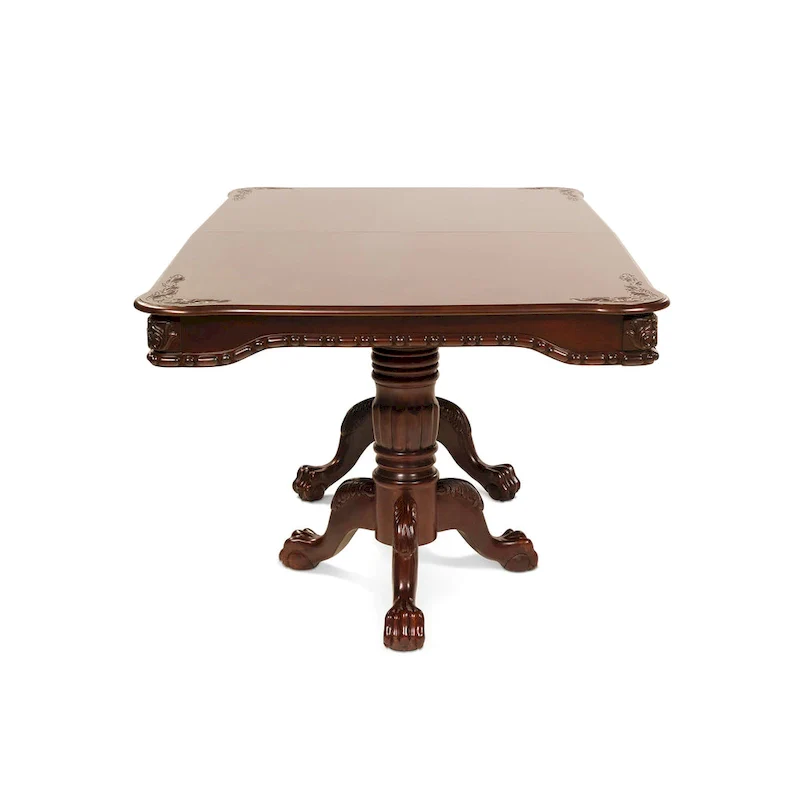 Carpia Traditional Brown Cherry Wood 9-Piece Dining Set by Furniture of America