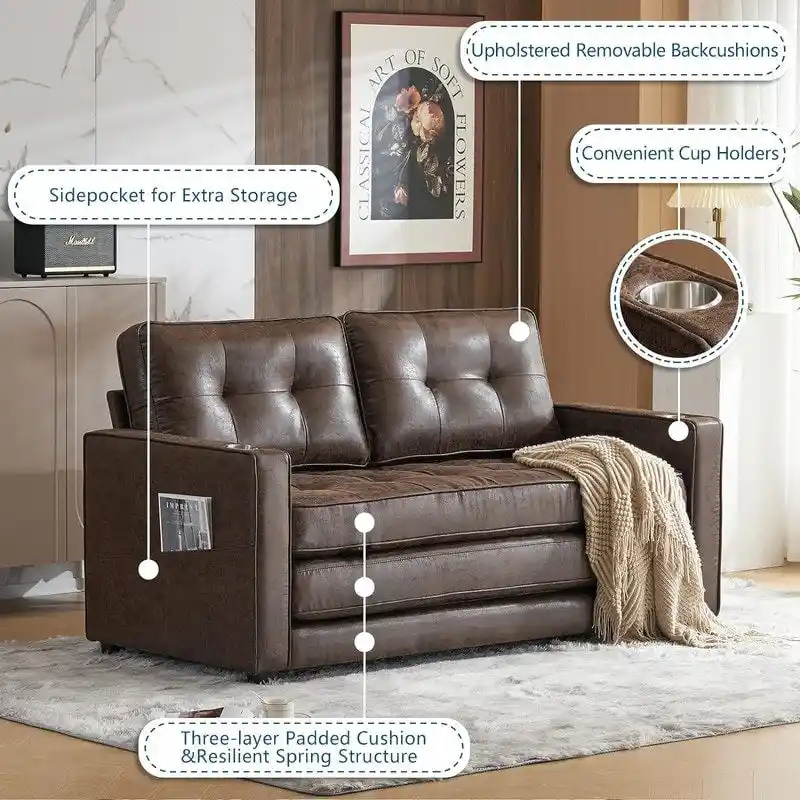 VINGLI Loveseat Sleeper