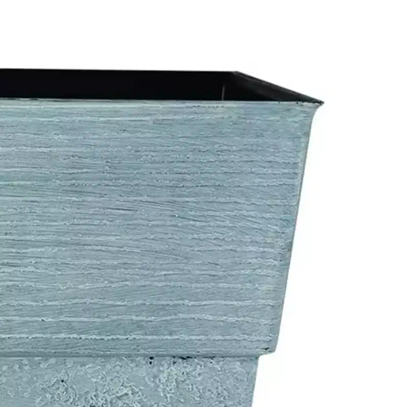 The HC Companies Avino 16 Inch Square Resin Flower Planter Pot