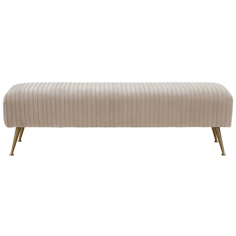 Contemporary Velvet Bench 60